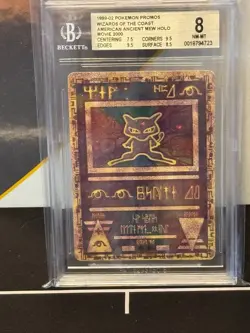1999 Pokemon English Wizards Promo (Movie 2000) Ancient Mew Promo BGS 8 - Image 1