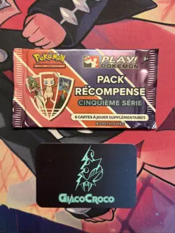 Booster De Cartes Pokemon Play Pack Recompense Cinquieme Serie Francais Vf Fr - Image 1