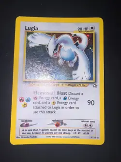 Pokemon TCG Neo Genesis #9/111 Lugia Holo Rare Eng EXCELLENT - Image 1