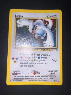Pokemon TCG Neo Genesis #9/111 Lugia Holo Rare Eng EXCELLENT - Image 2