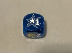 Kujo v Brando Jojo's Bizzare Adventure Blue Mana Moon Metal Dice Yugioh - Image 2