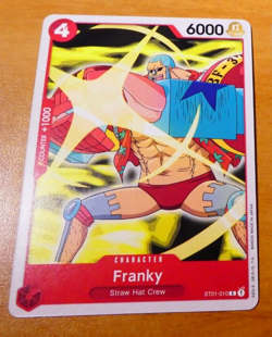 ONE PIECE ENGLISH CARD GAME CARTE Franky ST01-010 ST EN TCG MINT - Image 1