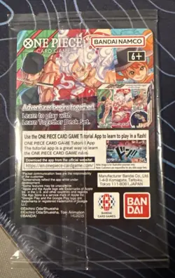 One Piece Monkey D. Luffy US Voyage College Basketball Promo Card Rutgers SEALED - Image 2