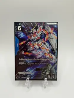 Full Armor Unicorn Gundam Destroy Mode GD03-010 U+ R+ Alt Art Steel Requiem CARD - Image 1