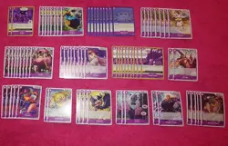 (1) Pre-owned Op 02 One Piece TCG 457Bulk Uncom/ Commons Cards Lot Dups In Lot. - Image 4