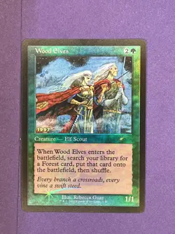 Wood Elves - 30th Anniversary Promo Foil - Pack Fresh Card Condition - MTG - - Image 1