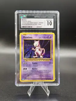 Pokemon 2023 Mewtwo Trading Card Game Classic #014/034 CGC 10 Gem Mint - Image 1