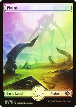 MTG FOIL Plains (#278) - The Brothers' War #278 - Image 1