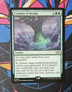 Conduit of Worlds NM Regular MTG Tarkir: Dragonstorm Unplayed Magic Gathering - Image 1