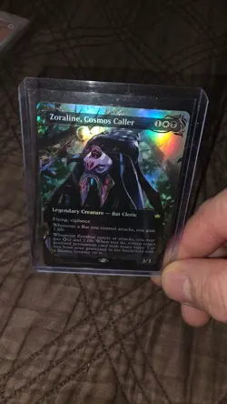 Zoraline, Cosmos Caller (Borderless) (Raised Foil) Bloomburrow Foil - Image 2