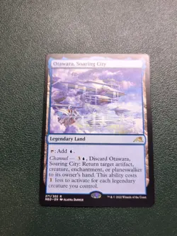 Otawara, Soaring City (NEO) Kamigawa: Neon Dynasty - NM (Maybe Off CenteredU) - Image 1