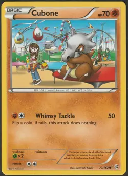 Cubone 77/162 Common XY - BREAKthrough LP Pokemon TCG - Image 1