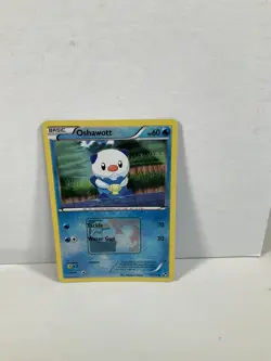 Pokemon TCG Oshawott Black and White 27 Reverse Holo - Image 1