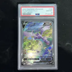 Pokemon Aerodactyl V Lost Abyss 106/100 Super Rare Japanese PSA 10 - Image 2