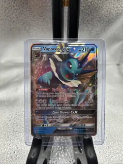 Vaporeon GX SM172 Sm Holo Pokemon Black Star Promo - Image 1