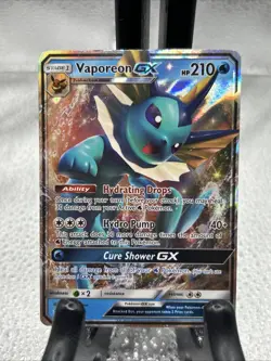 Vaporeon GX SM172 Sm Holo Pokemon Black Star Promo - Image 2