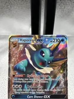 Vaporeon GX SM172 Sm Holo Pokemon Black Star Promo - Image 3