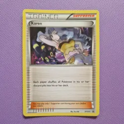 Pokemon - Karen XY177 - Black star Promo - Near Mint - Image 1