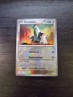 Pokemon TCG Prismatic Evolutions Duraludon 069/131 Pokeball Reverse Holo Mint - Image 1
