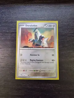 Pokemon TCG Prismatic Evolutions Duraludon 069/131 Pokeball Reverse Holo Mint - Image 3