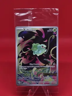 Pokemon TCG Bulbasaur 133/132 Mega Evolution Stamped Promo SEALED - Image 1