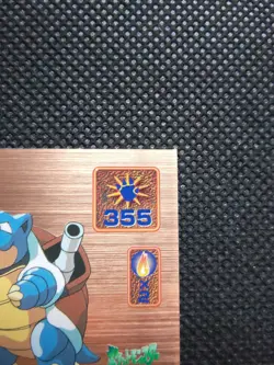Blastoise LV.62 Pokemon Sticker Bronze Japanese No.D43 Rare Nintendo Japan F/S - Image 3