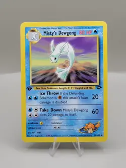 Pokemon Misty's Dewgong Gym Challenge 1st Edition 54/1 - Image 1