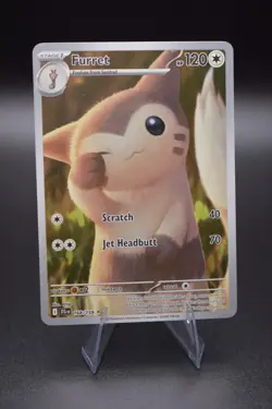 Pokemon TCG Furret 168/159 Sv09: Journey Together Holo NM Ungraded - Image 1