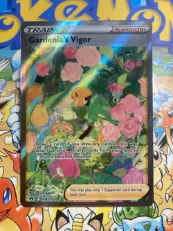 Gardenia's Vigor GG61/GG70 Rare Ultra Crown Zenith Galarian Gallery Pokemon NM - Image 1