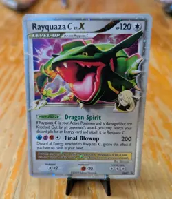 Pokemon TCG Rayquaza C LV.X Black Star Promotional DP47 Holo Rare (LP) - Image 2