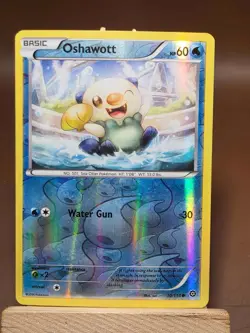 HP Pokemon XY Steam Siege Oshawott Reverse Holo 30/114 - Image 1