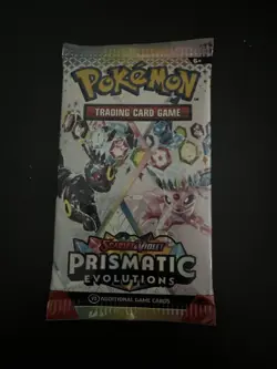 Extremely HEAVY!! 22.77g Prismatic Evolutions Pokemon Sealed Booster Pack New - Image 2