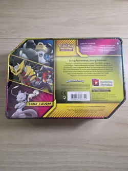 Power Partnerships Garchomp & Giratina GX Tag Team Tin Sealed Pokemon SM193 Lot - Image 3