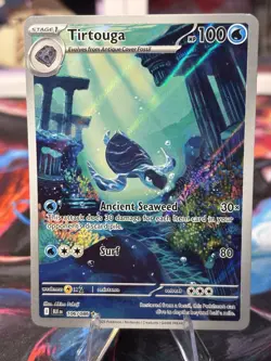 Pokemon 2025 SV Black Bolt Tirtouga 106/086 Illustration Rare Near Mint - Image 1