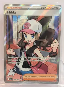 Hilda 164/086 Pokemon White Flare Ultra Rare Full Art Holo NM - Image 1