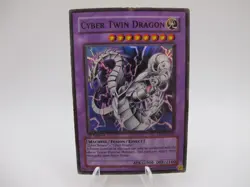Yu-Gi-Oh 1st Edition Cyber Twin Dragon CRV-EN035 74157028 HOLO #64 - Image 1