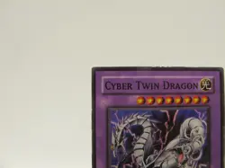 Yu-Gi-Oh 1st Edition Cyber Twin Dragon CRV-EN035 74157028 HOLO #64 - Image 2