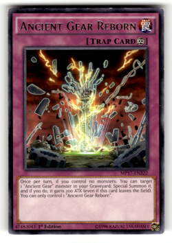 Ancient Gear Reborn MP17-EN222 Rare 2017 Mega-Tins Mega Pack LP - Image 1