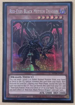 Red-Eyes Black Meteor Dragon MP24-EN107 Parallel Secret Rare 1st Ed - Image 1