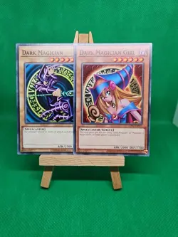 Dark Magician & Dark Magician Girl LDK2-ENY10/ENY11 Common Unl Ed Yu-Gi-Oh Set - Image 4