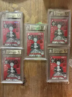 BGS 9.5 - Monkey D. Luffy ST21-014 Promo -One Piece Magazine Investment (5X) - Image 1