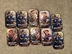 One Piece TCG Tin Pack Set Vol. 2 OP-13 Set Lot of 10 - Image 1