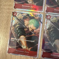4x Roronoa Zoro OP01-025 - One Piece TCG - Ultra Deck: The Three Captain Foil NM - Image 5