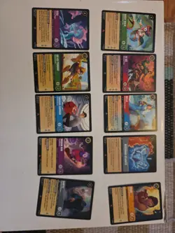 Disney Lorcana Lot Of 30 ( Sr, Rares, Foils) Foils First Picture - Image 2