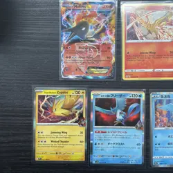 Pokemon bundle Moltres Ex 14/135 Team Plasma [heavy played/damaged] 7x cards. - Image 2