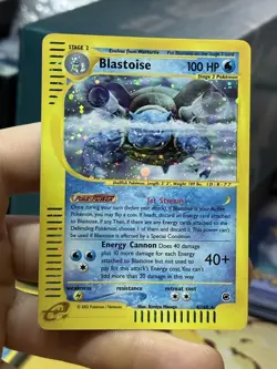 Blastoise 4/165 Expedition 2002 Rare Holo e-Series Pokemon Card TCG - Image 3