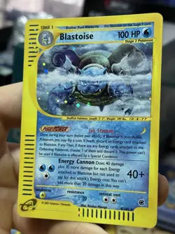 Blastoise 4/165 Expedition 2002 Rare Holo e-Series Pokemon Card TCG - Image 5