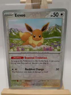 Eevee 143/191 Sv08: Surging Sparks Reverse Holo NM Pokemon Card Pokemon TCG - Image 1