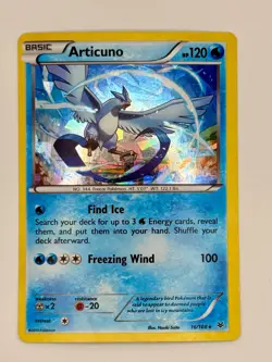 🇨🇦 LP Articuno 16/108 Cracked Ice Holo Rare 2015 XY Roaring Skies Pokemon Card - Image 1