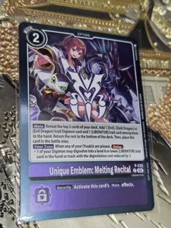 Digimon Card Game Unique Emblem: Melting Recital Dawn of Liberator P-232 - Image 1